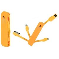 Knife type 3 in 1 Cable form for data transfer and Charging in Orange color