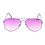 Purple Frame Purple Gradient Lens Aviator Sunglasses