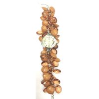Brown Fancy Beaded Watches for Girls & Womens