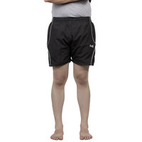 Choice4u Black White Sports Line Shorts, l