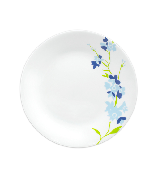 Corelle India Collection Blue Blossom 6 Pcs Small Plate