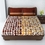 Tangerine Easy Care Double Bedsheet with 2 Pillow Covers Gift Set - Brown & Yellow