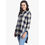 Only Checked Shirt,  navy blue, 36