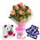 Flowers n Soft toy - EXDFNPLW9