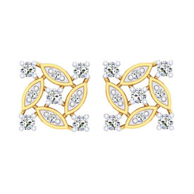 Glimmer Diamond Earrings-RS0057