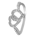 Forever Love Diamond Ring-RRI00489, 18 kt, si-jk, 12