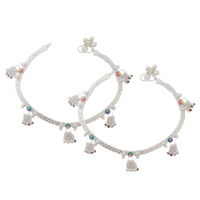 Tejaswi Silver Anklets-ANR020