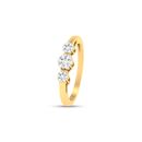 Blooming Floral Diamond Finger Ring-RRI00388, 18 kt, vs-gh, 12