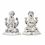 Silver Laxmi Ganesh Idols-RILG005
