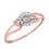Floral Mesh Diamond Bracelet- RBR00110