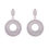 Chic Zircon Silver Earrings-ERMX002