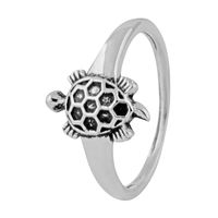 Tortoise Silver Finger Ring-FRL146, 14