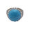 Marble Globe Silver Ring-FRL148
