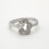 Flower CZ Silver Ring-FRL195