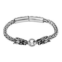 Dargon Oxidised Silver Bracelete-BR061
