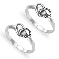 Crazy Silver Toe Ring-TR426