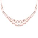 Classic Clutch Diamond Necklace-RBN0093, 18 kt, vvs-gh