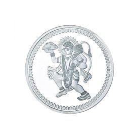 Hanuman 10 Grams 999 Silver Coin-C05G10