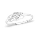 White Zircon Silver Finger Ring-FRL062, 12