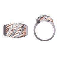 Diamond Cutwork Ring-RRI01240, 18 kt, 12, vvs-gh