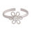 Cutout Floral Toe Ring-TR493