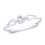 Classic CZ Silver Finger Ring-FRL019