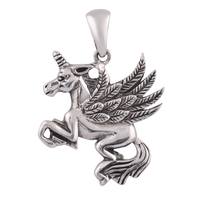 Flying Horse Silver Pendant-PDMX047