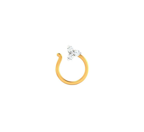 Isha Diamond Nose Ring | Stunning Nose Ring In Gold | CaratLane