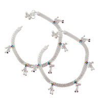 Dancing Silver Anklets-ANR013