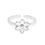 Floral Plain Silver Toe Ring-TRMX001
