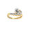 Diamond Floral Hold Ring-RRI00786