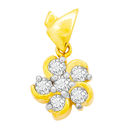 Bouquet Diamond Pendant- GUP0043, si - ijk, 14 kt