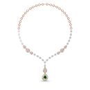 Classic Diamond Necklace-RBN00525, 18 kt, si-jk