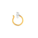 Swara Diamond Nose Ring-RN005, vvs-gh, 18 kt