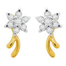 Fantasy Studs Diamond Earrings- BAPS217ER, si - ijk, 14 kt