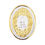 Queen Victoria Gold Polish Oval 10 Grams 999 Silver Coin-CGP2G10