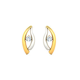 Shimmering Eyelet Diamond Studs-RS00159