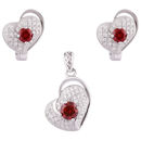 In Love Silver Pendant Set-PDS016