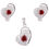 In Love Silver Pendant Set-PDS016