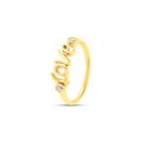 Love Cursive Diamond Ring-RRI01146, 18 kt, 12, si-jk
