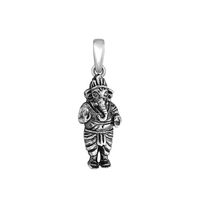 Spiritual Lord Ganesh Silver Pendant-PD129