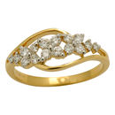 Classy Diamond Ring - BAR1924, si - ijk, 12, 18 kt