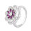 Rosy Silver Ring-FRL131