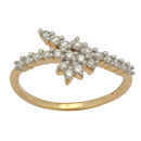 Nice Diamond Ring - BAR2026SJA, si - ijk, 12, 14 kt
