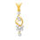 Flora Bunch Diamond Pendant- BAPS236P