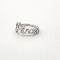 Princess Silver Finger Ring- FRL192