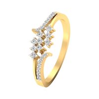 Fascinating Diamond Ring-RRI0055, 18 kt, si-jk, 12