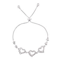 Charm Heart Silver Bracelete-BR065