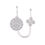 Shimmer Style Cuff Earrings-ER089