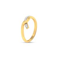 Liza Classic Diamond Ring-RRI00881, 18 kt, si-jk, 12